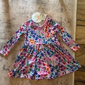 Little Sleepies Sweet Pea Play Twirl Dress w/ body suit 12-18mo